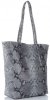 GEANȚĂ DIN PIELE shopper bag Vittoria Gotti gri deschis V16299